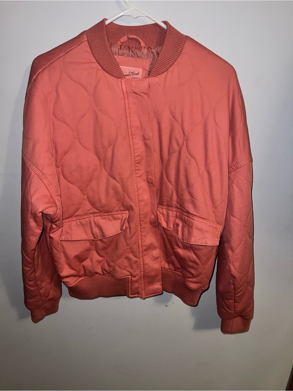 Universal Thread Coral Bomber Jacket